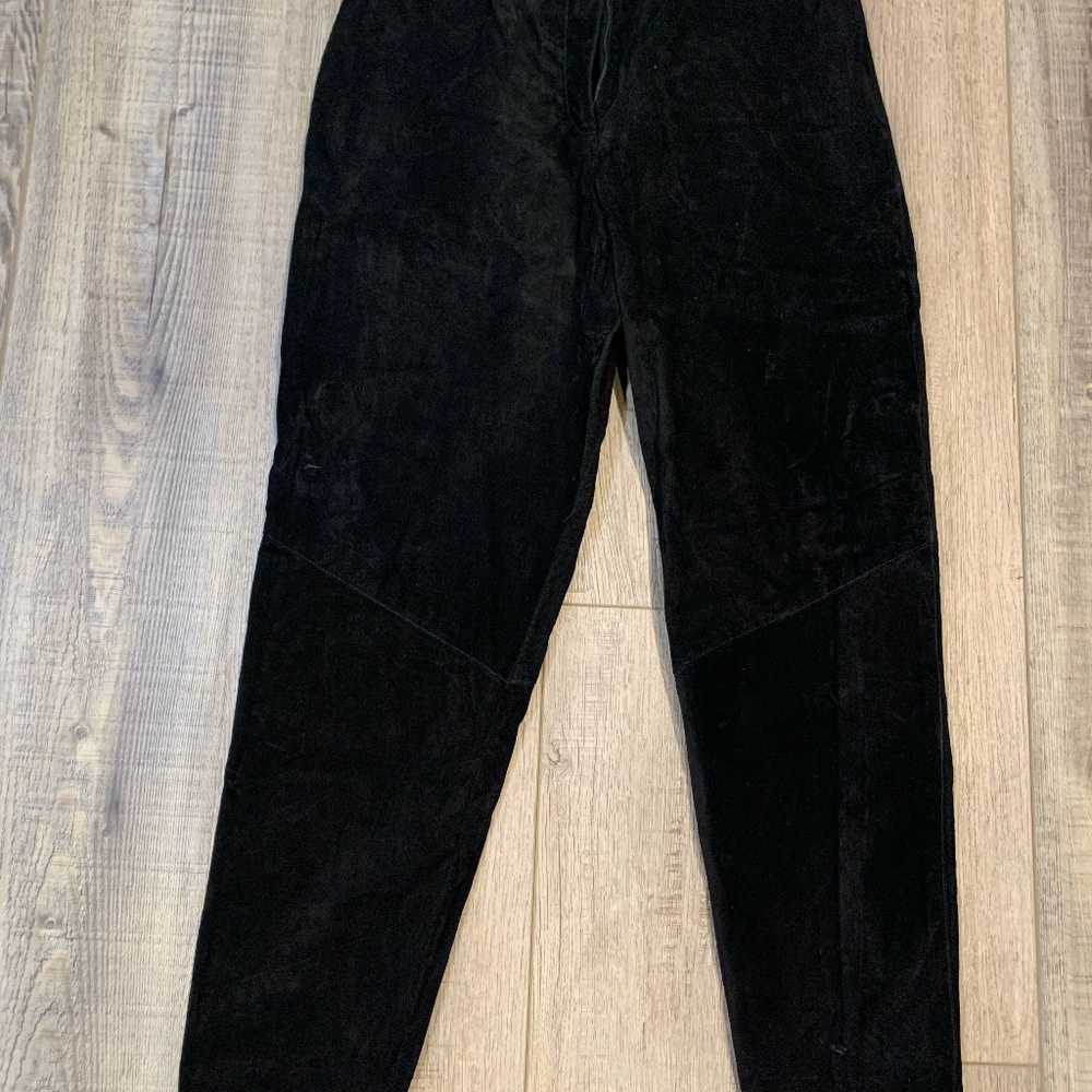Suede Pants